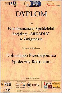 Przedsiębiorca Społeczny 2010 Roku